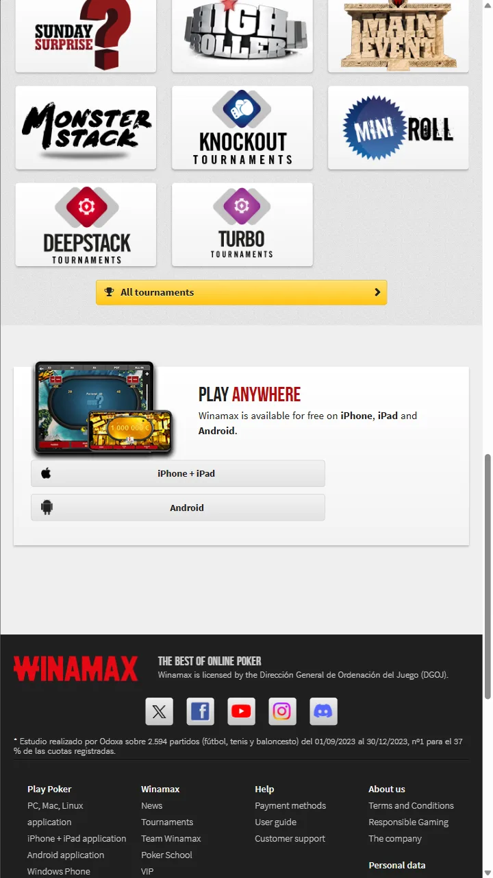 Captura 3 de Winamax